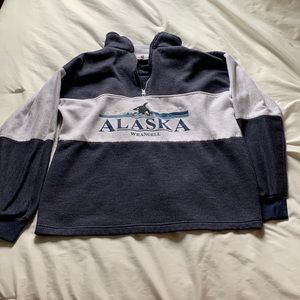 Alaska quarter zip sweatshirt